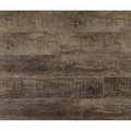 Healthier Choice Flooring Luxury Plank, 48 in L, 7 in W, Beveled Edge, Wood Look Pattern, Vinyl, Wine Barrel CVP102G05